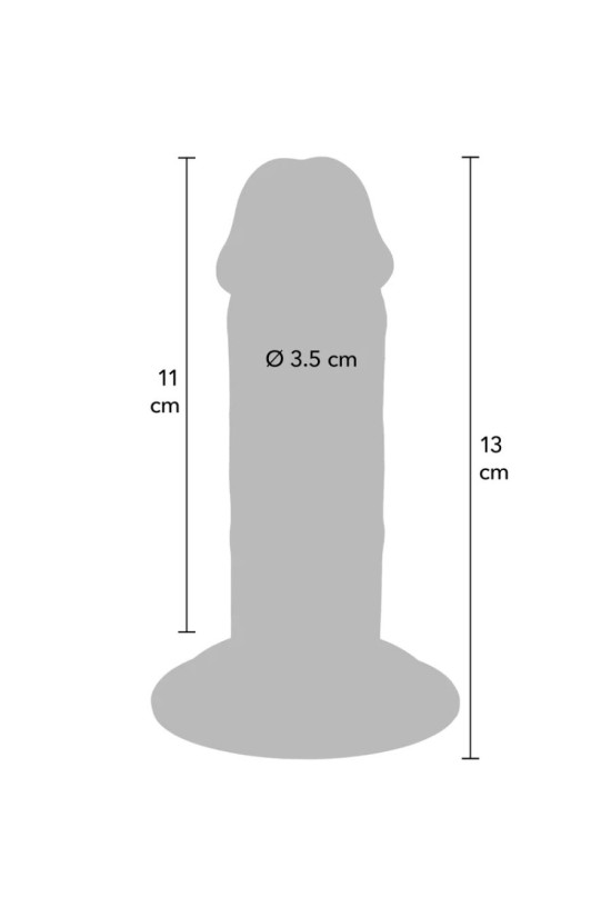 GET REAL - DONG DELUXE IN TPE A DOPPIA DENSITÀ 13 CM