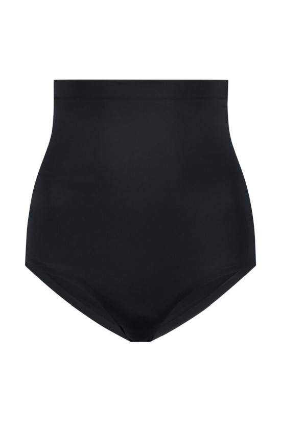 BYE-BRA - FAJA SENZA CUCITURE STILE PANTIES NERO MISURARE XL