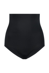 BYE-BRA - FAJA SENZA CUCITURE STILE PANTIES NERO MISURARE XL