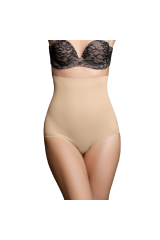 BYE-BRA - FAJA SENZA CUCITURE STILE PANTIES BEIGE MISURARE M