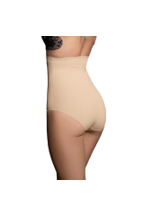 BYE-BRA - FAJA SENZA CUCITURE STILE PANTIES BEIGE MISURARE L