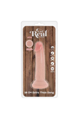 GET REAL - DONG DELUXE IN TPE A DOPPIA DENSITÀ 18 CM