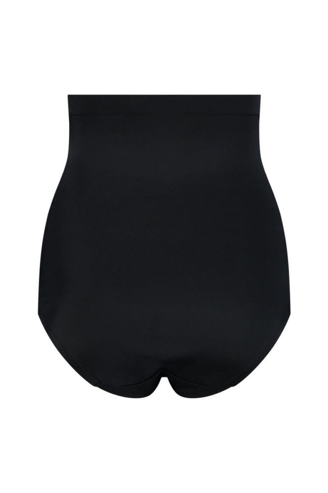 BYE-BRA - FAJA SENZA CUCITURE STILE PANTIES NERO MISURARE XXL