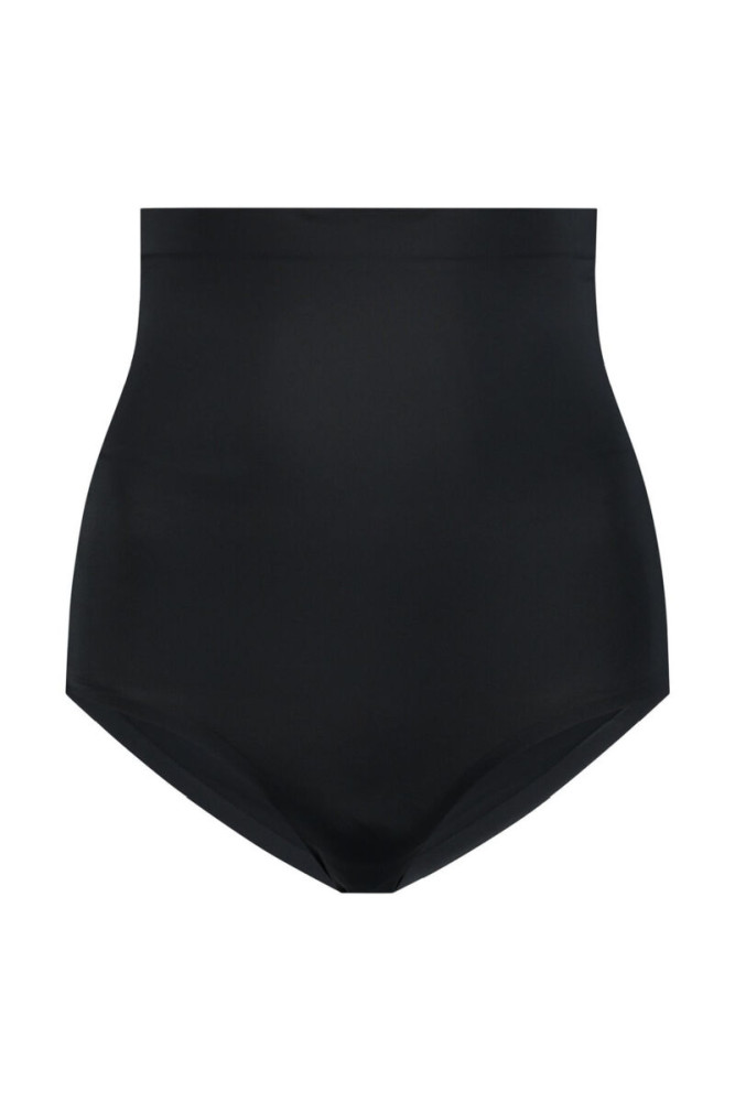 BYE-BRA - FAJA SENZA CUCITURE STILE PANTIES NERO MISURARE XXL