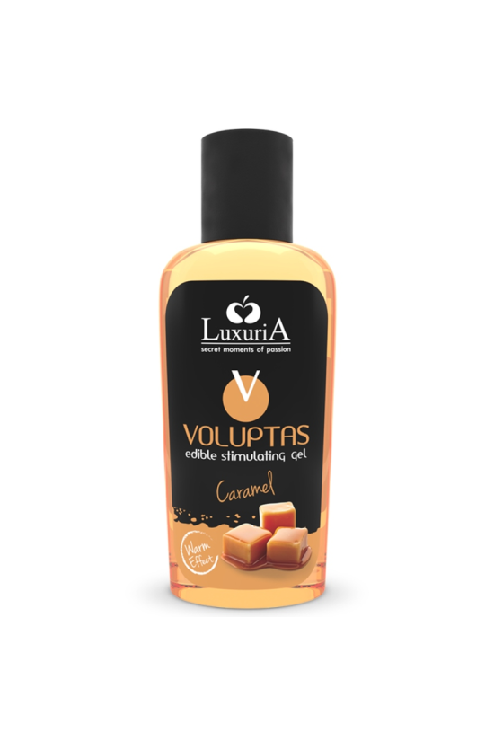 INTIMATELINE LUXURIA - VOLUPTAS GEL DA MASSAGGIO ALIMENTARE EFFETTO RISCALDANTE - CARAMEL 100 ML