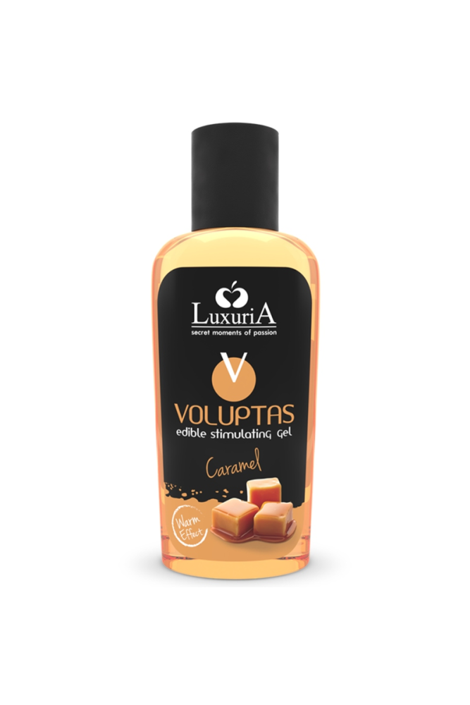 INTIMATELINE LUXURIA - VOLUPTAS GEL DA MASSAGGIO ALIMENTARE EFFETTO RISCALDANTE - CARAMEL 100 ML
