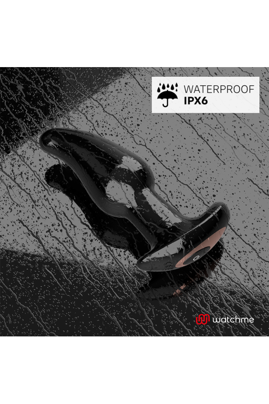 ANBIGUO - WATCHME REMOTE CONTROL PLUG ANALE VIBRATORE CON ROTAZIONE DI PERLE DI AMADEUS