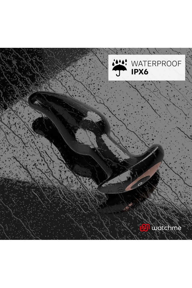 ANBIGUO - WATCHME REMOTE CONTROL PLUG ANALE VIBRATORE CON ROTAZIONE DI PERLE DI AMADEUS