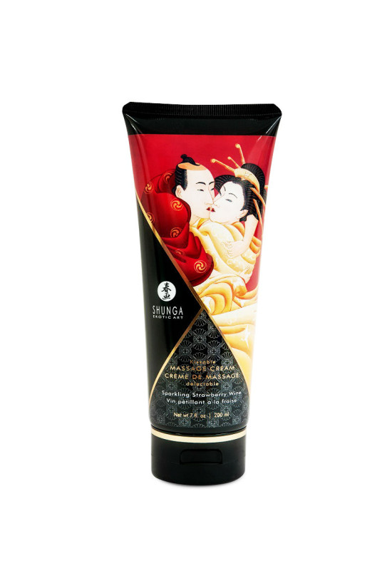 SHUNGA - CREMA DA MASSAGGIO FRAGOLA E CAVA 200 ML