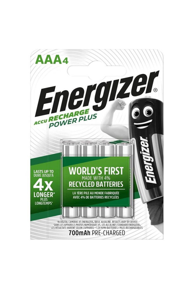 ENERGIZER - BATTERIE RICARICABILI AAA4 BLISTER 4