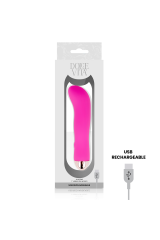 DOLCE VITA - VIBRATORE RICARICABILE ROSA A 7 VELOCITÀ