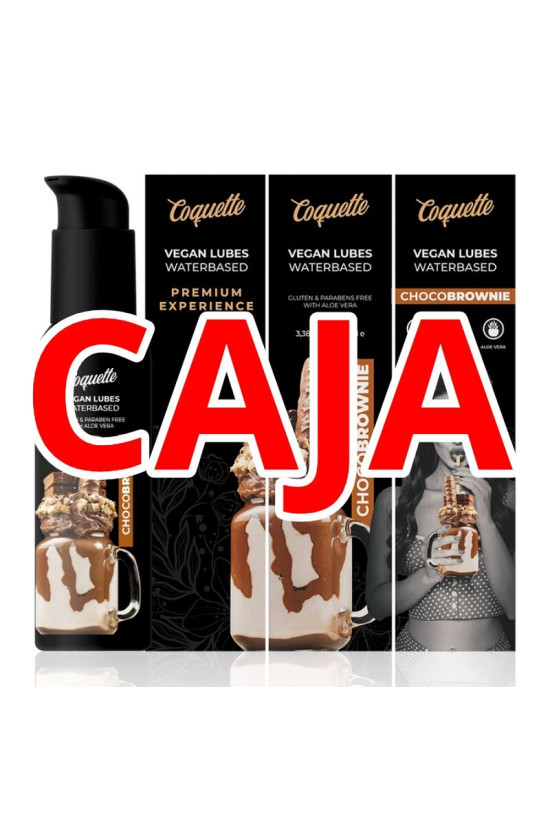 COQUETTE CAJA PREMIUM EXPERIENCE LUBRICANTE VEGANO CHOCOBROWNIE 100ML