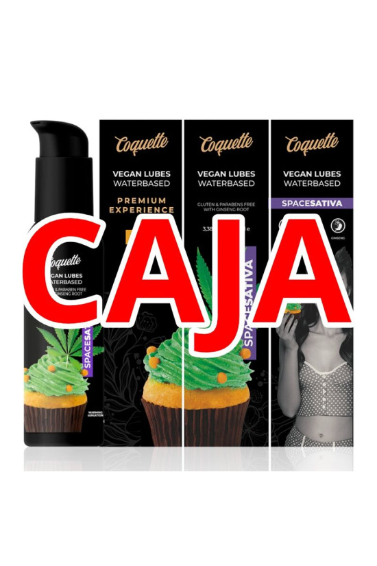 COQUETTE CAJA PREMIUM EXPERIENCE LUBRICANTE CALOR SPACE SATIVA 100ML