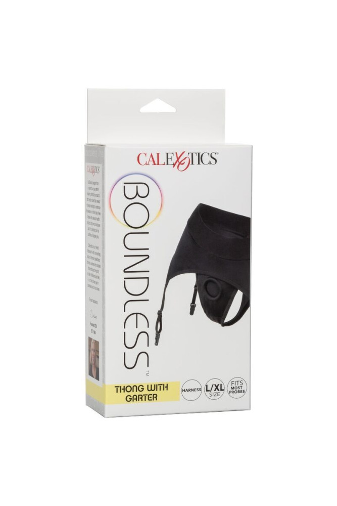 CALEXOTICS - PERIZOMA SENZA LIMITAZIONE CON GIARRETTIERA L/XL