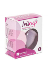 IRISCUP - COPPA MESE GRANDE ROSA + SACCHETTO STERILIZZATORE GRATUITO