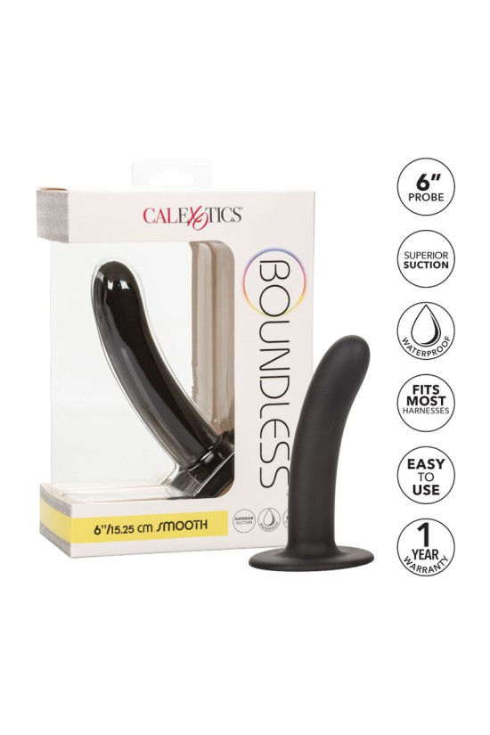CALEXOTICS - DILDO BOUNDLESS 15.25 CM COMPATIBILE CON LIMBRACATURA LISCIO
