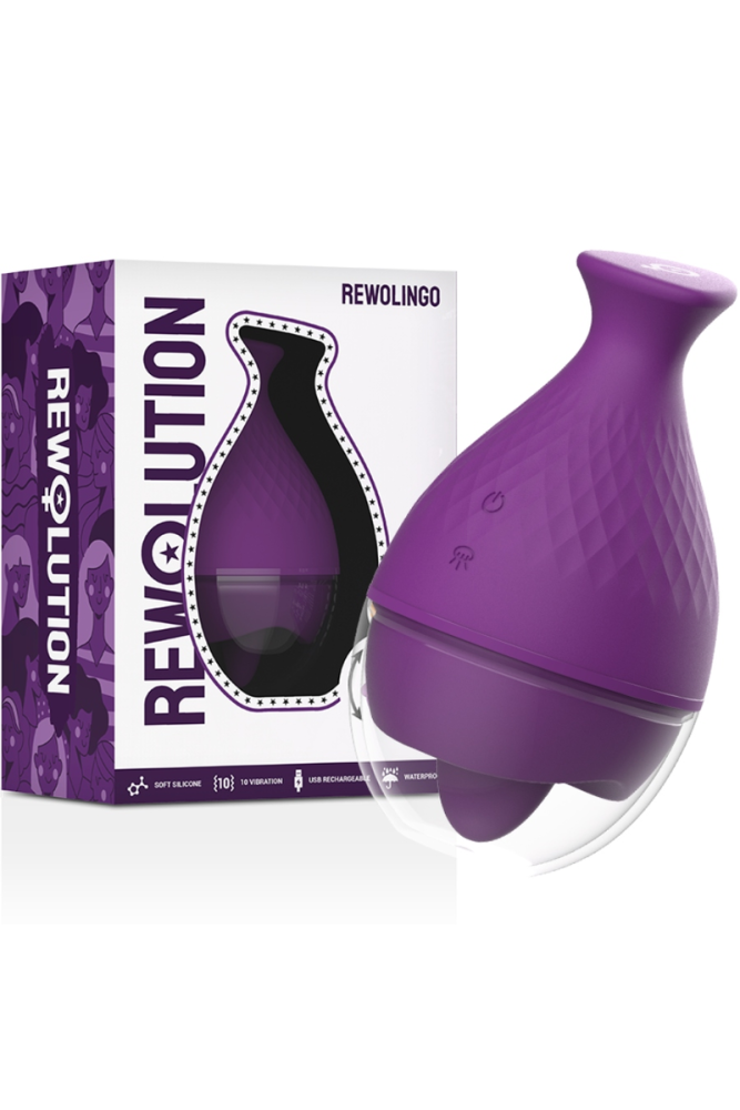 REWOLUTION - VIBRATORE REWOLINGO CON LINGUA