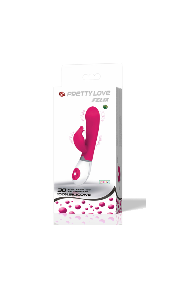 PRETTY LOVE - FLIRTATION VIBRATORE CON STIMOLATORE FELIX