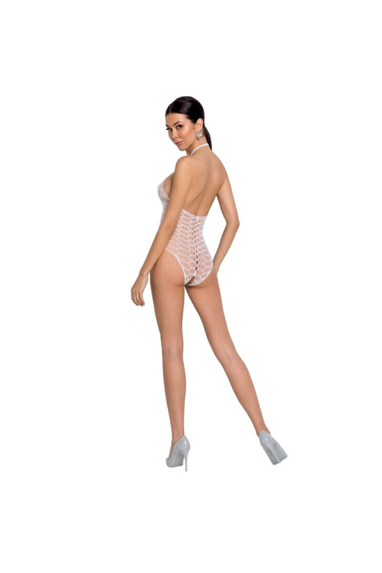PASSION - WOMAN BS087 BODYSTOCKING BIANCO TAGLIA UNICA