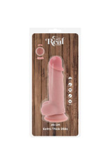 GET REAL - PENE REALISTICO DELUXE CON TESTICOLI EXTRA SPESSI 23 CM