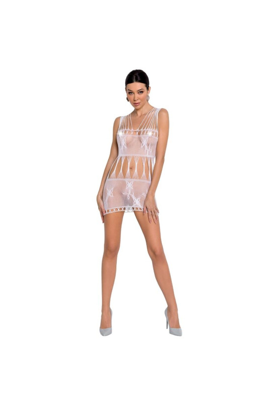 PASSION - WOMAN BS090 BODYSTOCKING BIANCO TAGLIA UNICA