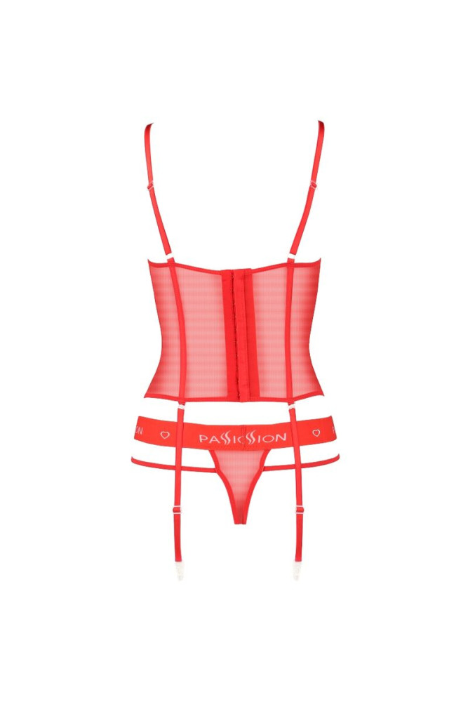 PASSION - CORSETTO KYOKA - ROSSO L/XL