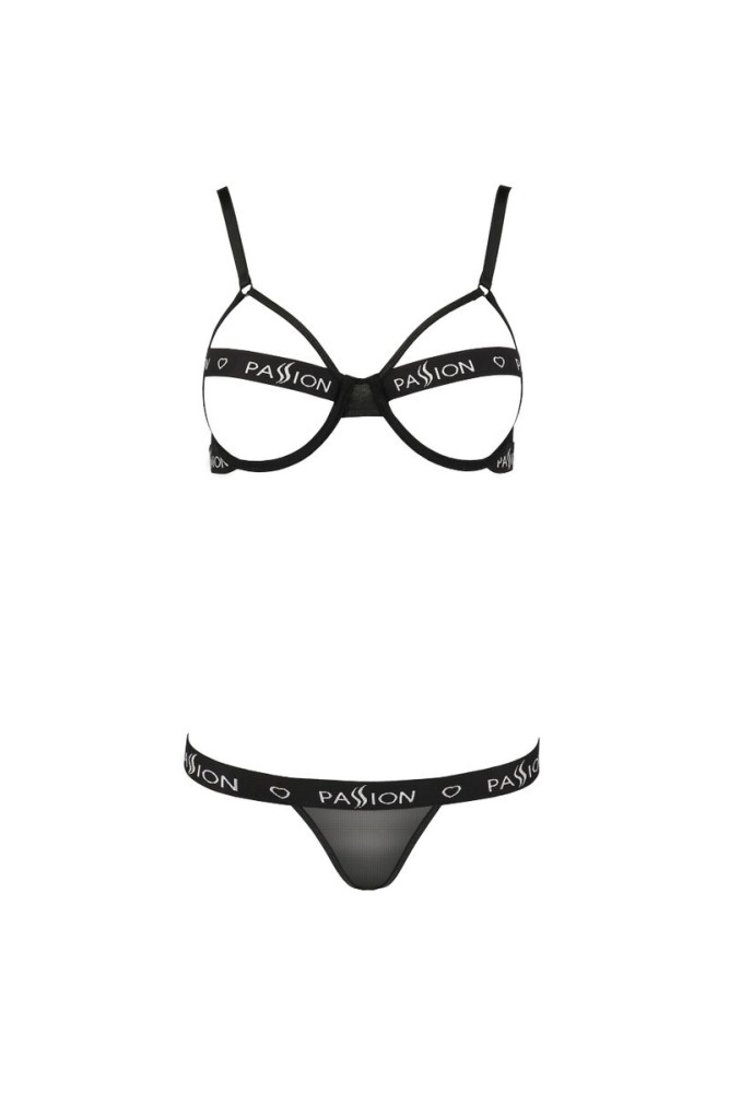 PASSION - SET DUE PEZZI KYOKA NERO S/M