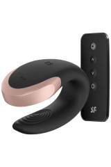 SATISFYER - VIBRATORE DOUBLE LOVE PARTNER DI LUSSO NERO