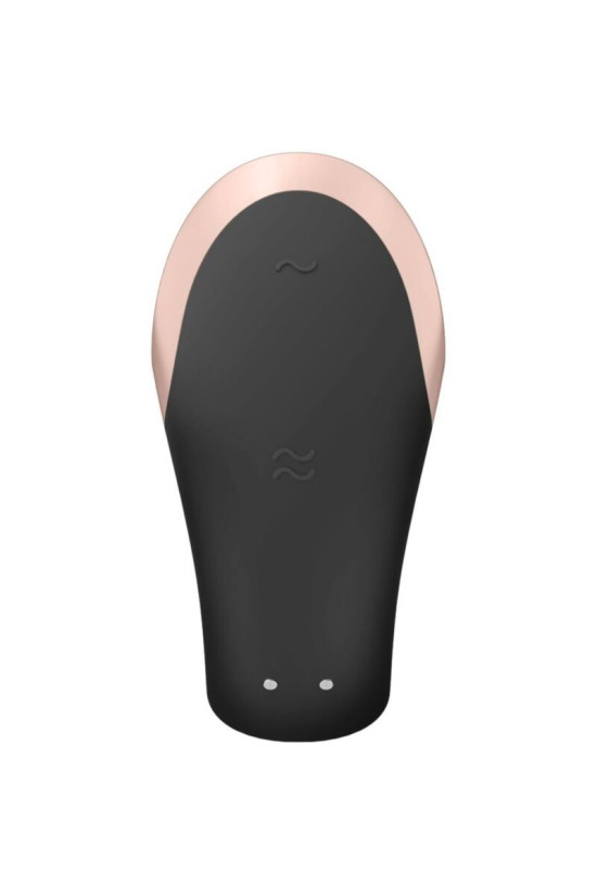 SATISFYER - VIBRATORE DOUBLE LOVE PARTNER DI LUSSO NERO