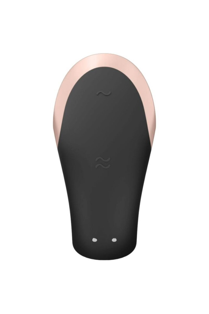 SATISFYER - VIBRATORE DOUBLE LOVE PARTNER DI LUSSO NERO