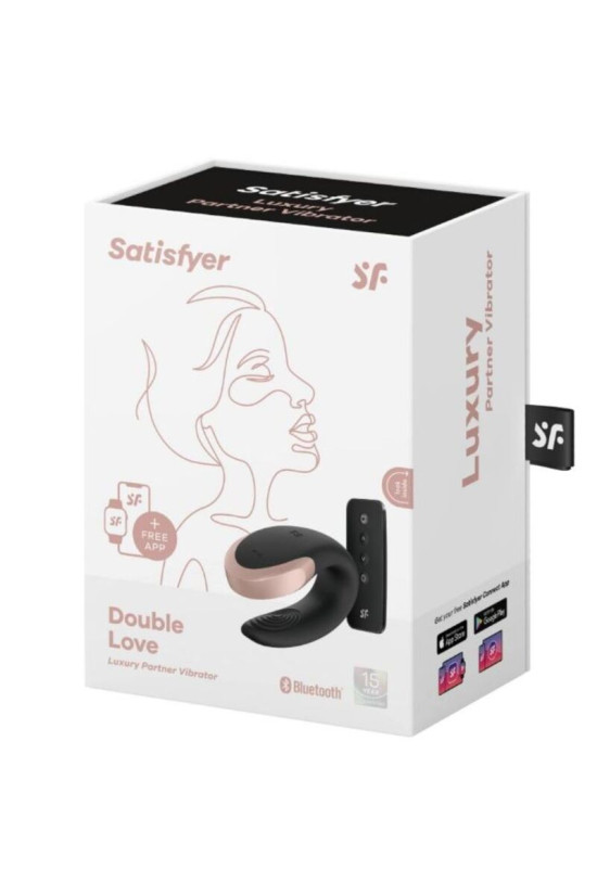 SATISFYER - VIBRATORE DOUBLE LOVE PARTNER DI LUSSO NERO