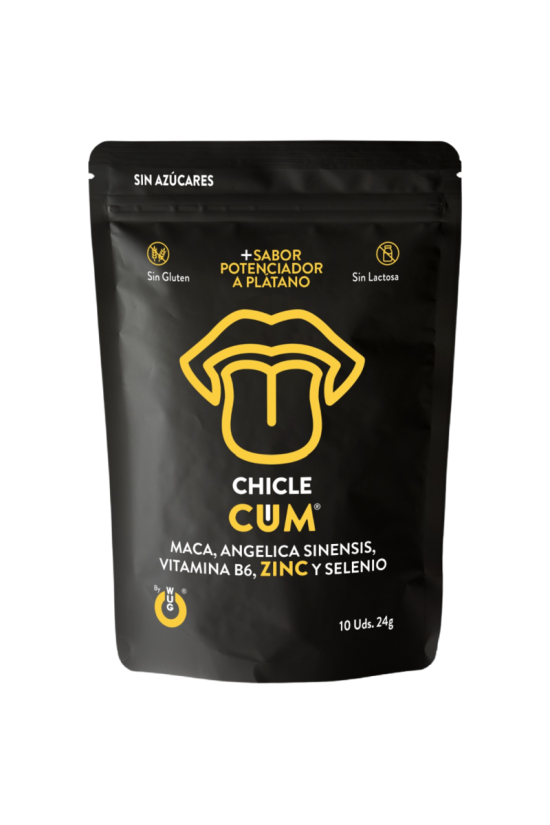 WUG SEX SENSE - CUM EJACULATION AUMENTA GUM E SPERMA GUSTO BANANA 10 UNITÀ