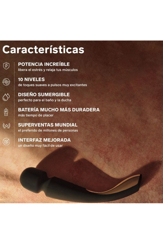 LELO - MASSAGGIATORE SMART MEDIUM WAND 2 AQUA