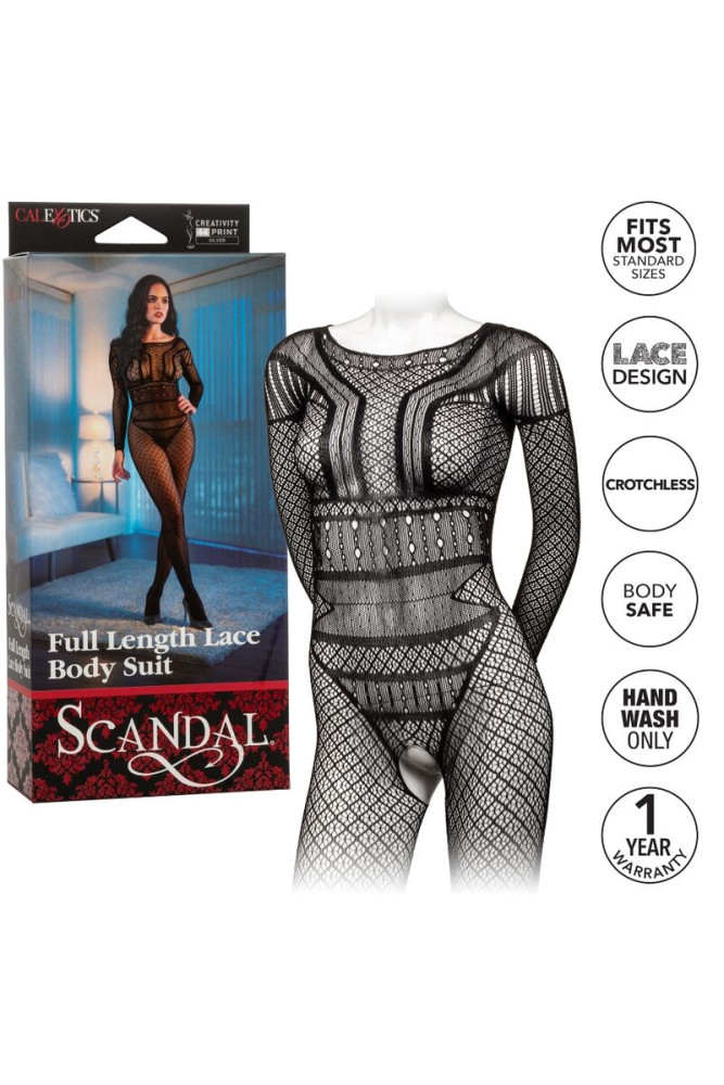 CALEXOTICS - BODY IN PIZZO TAGLIA UNICA