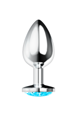 OHMAMA - PLUG ANALE CON CRISTALLO BLU L