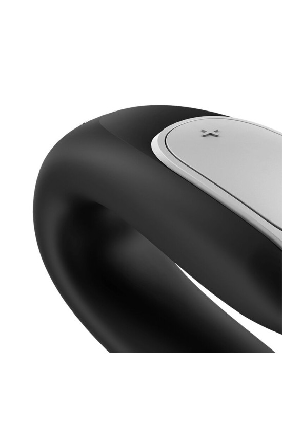 SATISFYER - VIBRATORE DOUBLE FUN PARTNER NERO