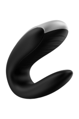 SATISFYER - VIBRATORE DOUBLE FUN PARTNER NERO