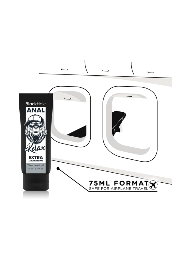 BLACK HOLE - GEL DILATANTE ANALE A BASE D'ACQUA 70 ML