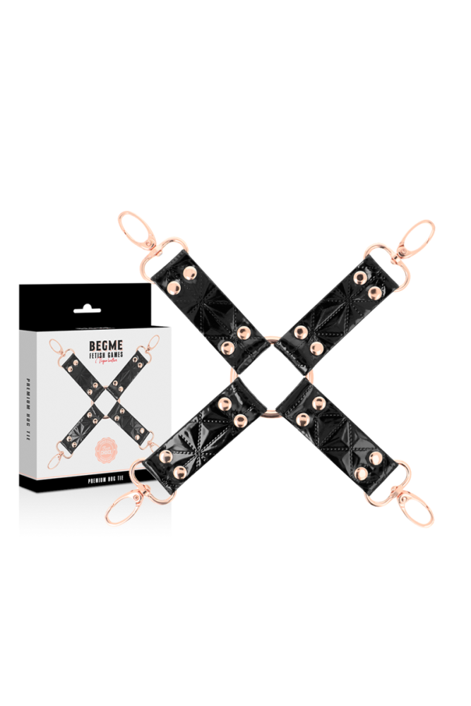 BEGME - BLACK EDITION HOG TIE IN PELLE VEGAN