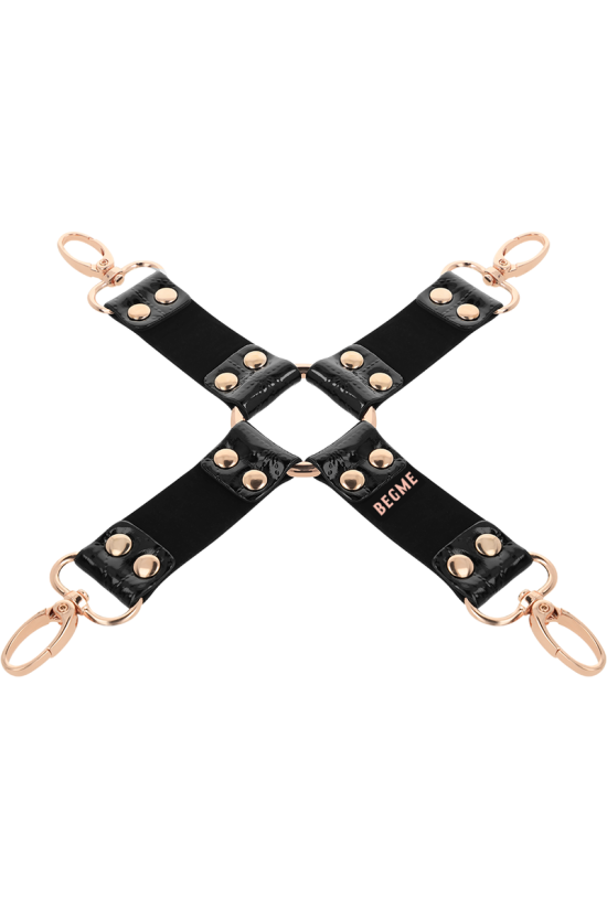 BEGME - BLACK EDITION HOG TIE IN PELLE VEGAN