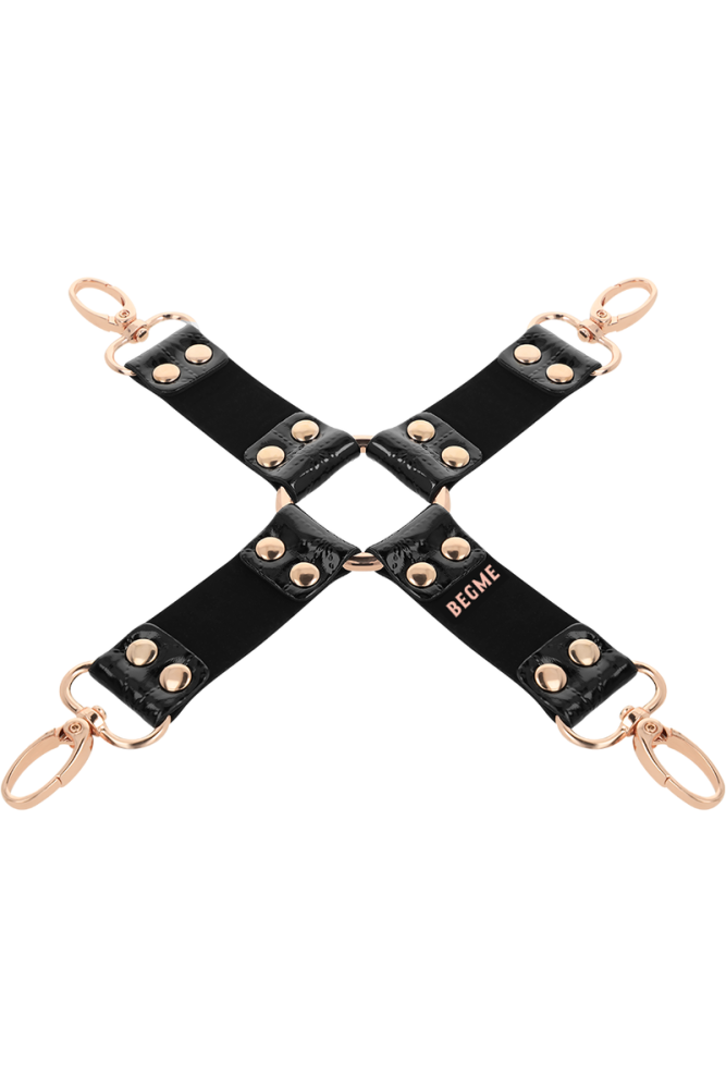 BEGME - BLACK EDITION HOG TIE IN PELLE VEGAN