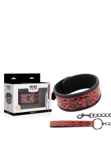BEGME - COLLARE IN PELLE VEGANA PREMIUM RED EDITION CON FODERA IN NEOPRENE