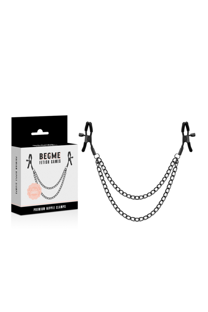 BEGME - CLIP PER CAPEZZOLI RED EDITION CON CATENA