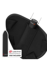 FETISH SUBMISSIVE CYBER STRAP - IMBRAGATURA CON DILDO E TELECOMANDO BULLET TECNOLOGIA WATCHME M