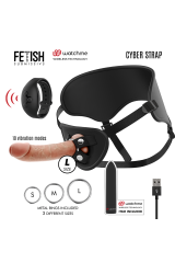FETISH SUBMISSIVE CYBER STRAP - IMBRAGATURA CON DILDO E TELECOMANDO BULLET TECNOLOGIA WATCHME L