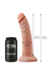 FETISH SUBMISSIVE CYBER STRAP - IMBRAGATURA CON DILDO E TELECOMANDO BULLET TECNOLOGIA WATCHME L