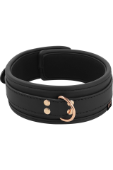 COQUETTE CHIC DESIRE - COLLANA IN PELLE FANTASIA VEGANA CON CINTURINO E FODERA IN NEOPRENE