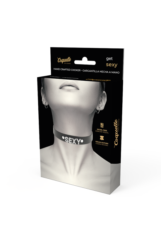 COQUETTE CHIC DESIRE - GIROCOLLO SEXY IN PELLE VEGANA