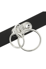 COQUETTE CHIC DESIRE - GIROCOLLO IN PELLE VEGANA CON DOPPIO ANELLO