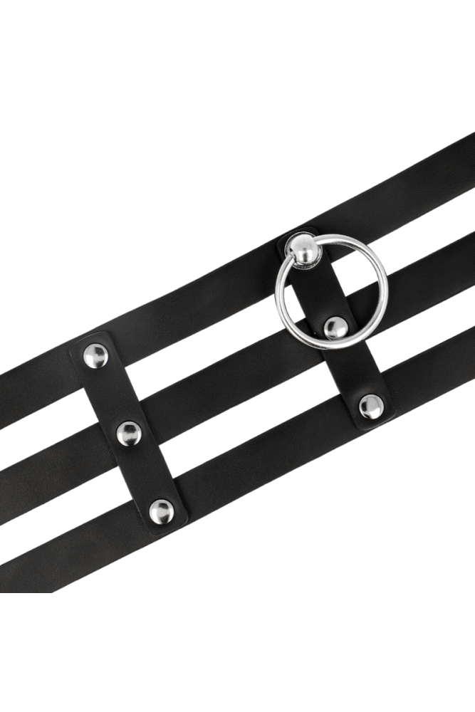 COQUETTE CHIC DESIRE - GIROCOLLO IN PELLE VEGANO STILE FETISH